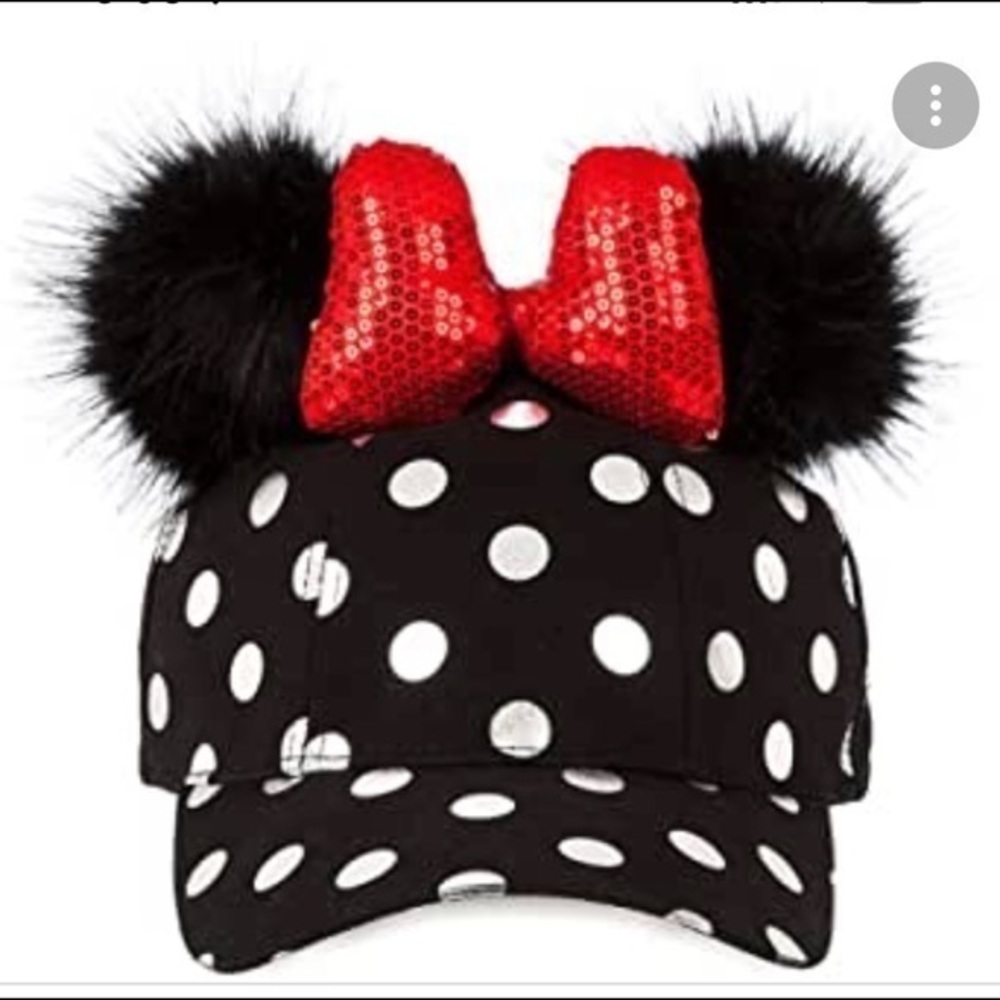Disney minnie mouse hat with bow